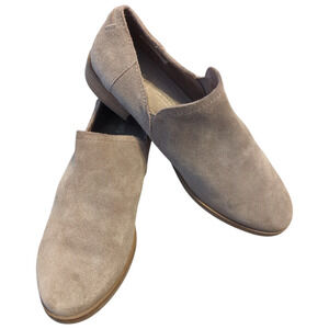 TOMS Tan Suede Shoes Women's Size 7 Business Casual Preppy